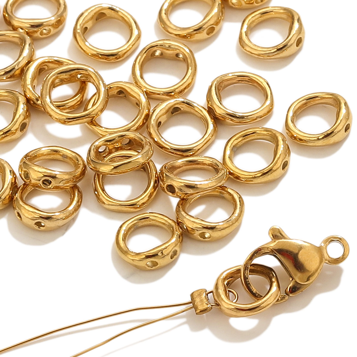 Jewelry Making Designs - 20 шт. застежек-коннекторов из нержавеющей стали