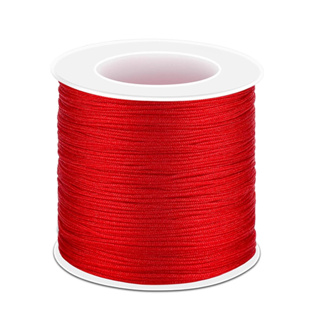 Knotting Cord Silk - Нейлоновый атласный шнур 0,8/1,5 мм, китайский