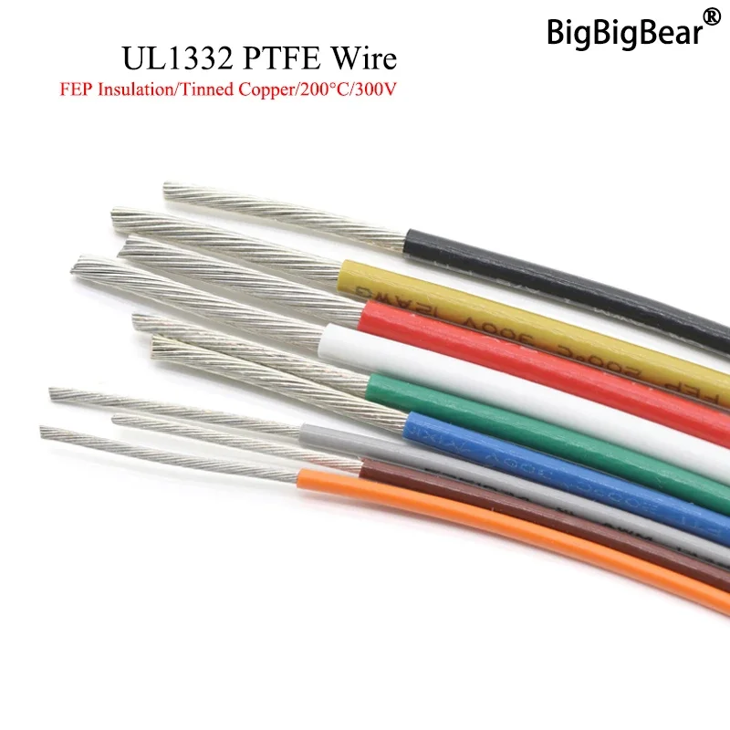 Wire 22 Gauge Copper - 1 м/5 м UL1332 провод из
