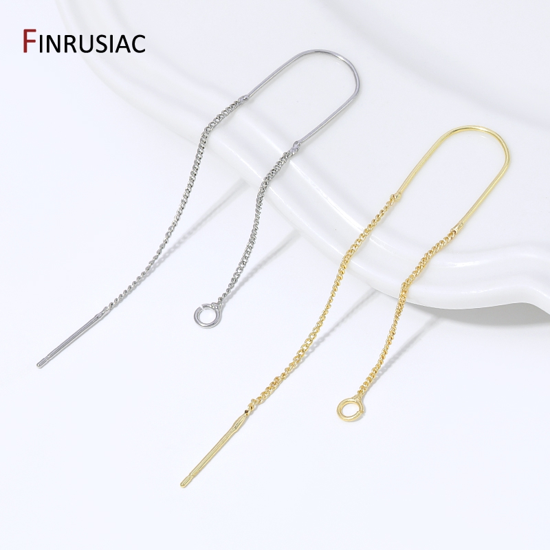 Jewelry Making Yarn - Швензы-цепочки с наконечниками,Серьги-подвески с длинными цепочками-кисточками
