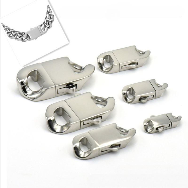 Jewelry Making Designs - Застежка-карабин из нержавеющей стали для цепи