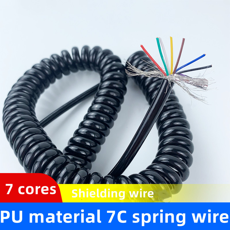 Wire 22 Gauge Copper - Пружинный провод PUR, экранирующий кабель, 7