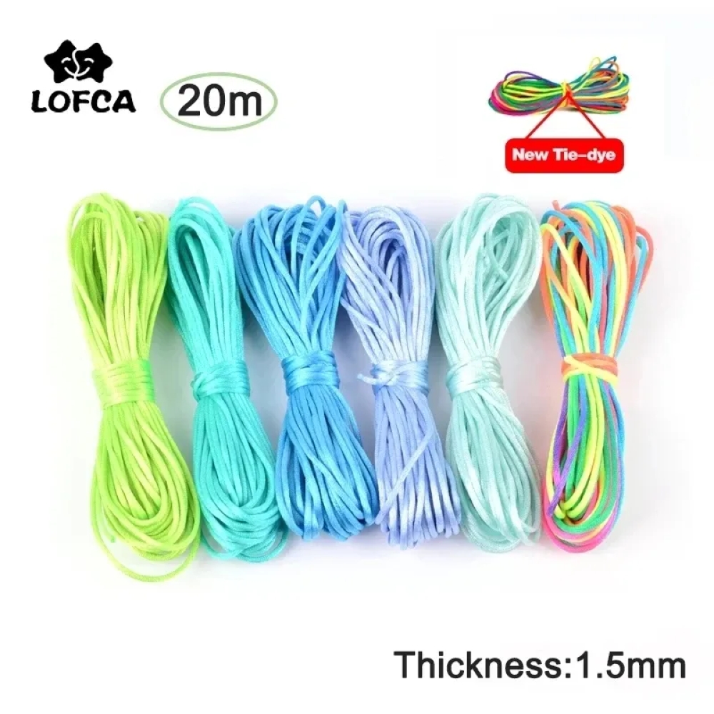 20 м/рулон нейлоновых шнуров д – обзор и цена Knotting Cord Silk