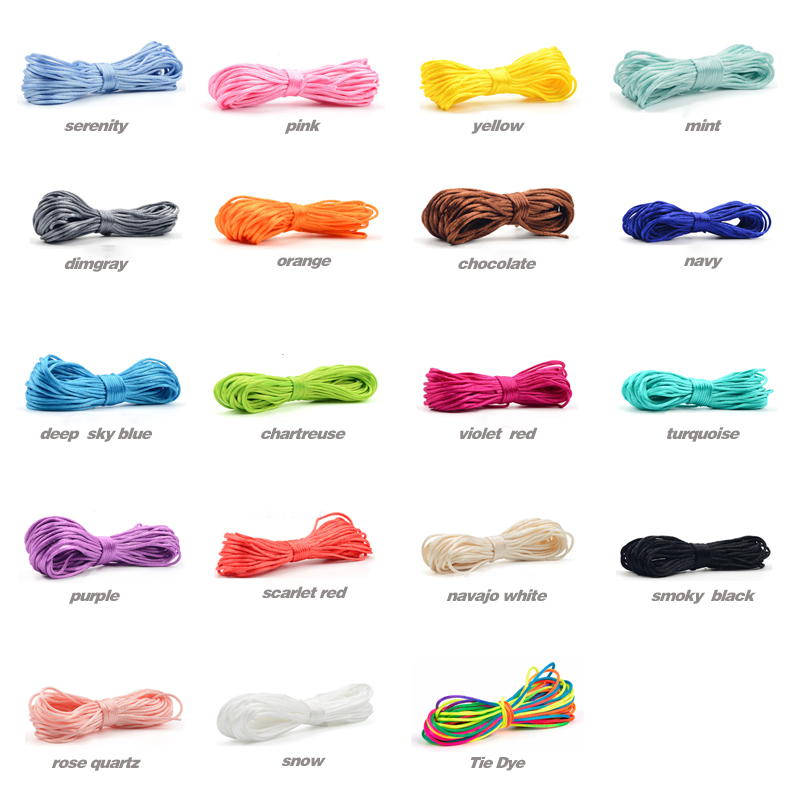 20 м/рулон нейлоновых шнуров д – обзор и цена Knotting Cord Silk