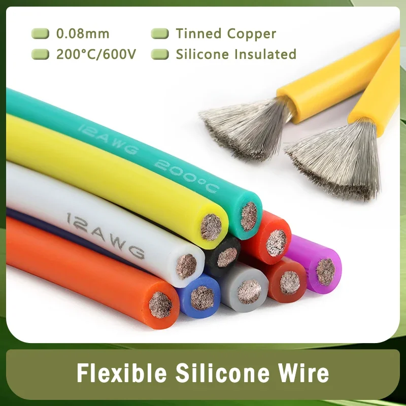 1 м/5 м ультрамягкий силиконов – обзор и цена Wire 22 Gauge Copper