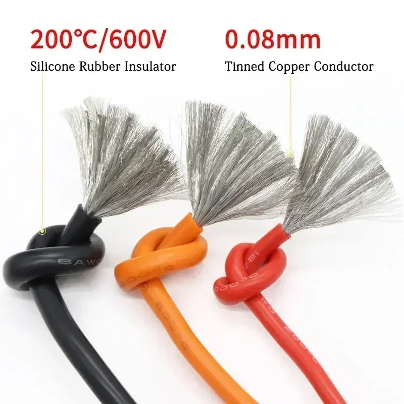 1 м/5 м ультрамягкий силиконов – обзор и цена Wire 22 Gauge Copper