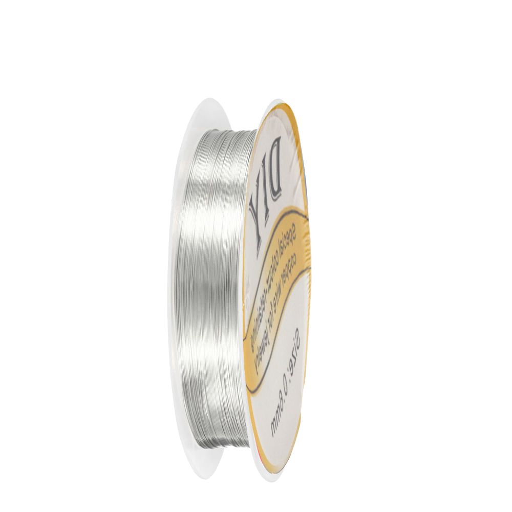 1 рулон серебряной медной пров – обзор и цена Jewelry Making Yarn