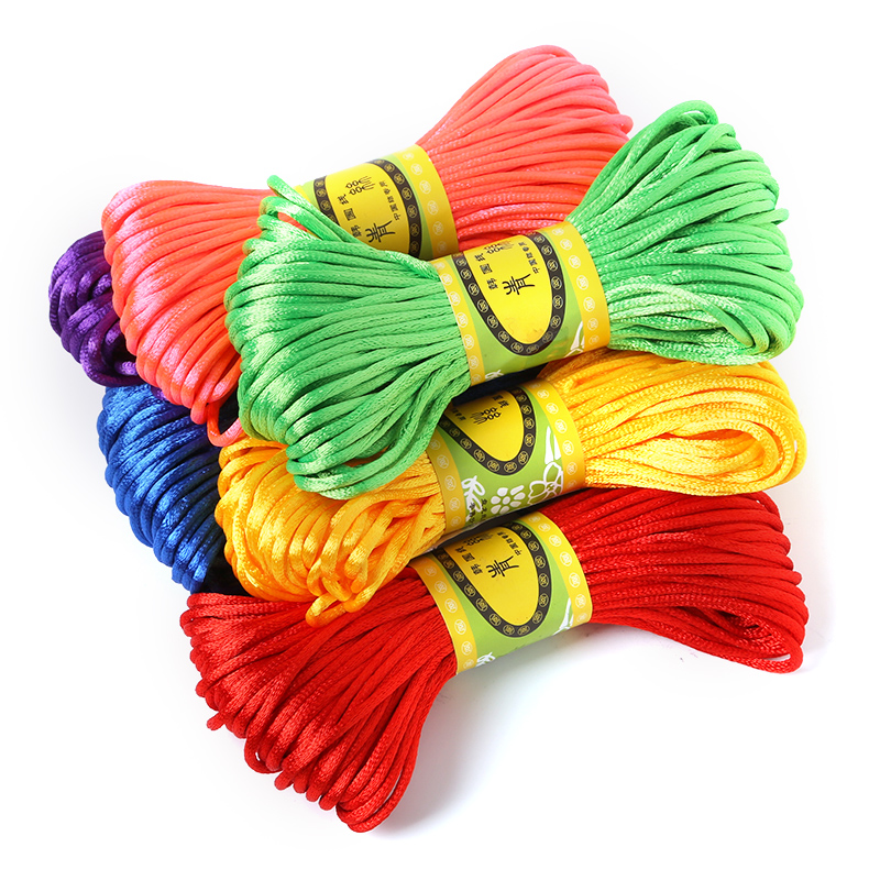 Мягкий атласный Шелковый Макра – обзор и цена Knotting Cord Silk