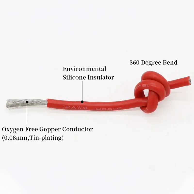 Термостойкий кабель 1М/5М, 30  – обзор и цена Wire 22 Gauge Copper