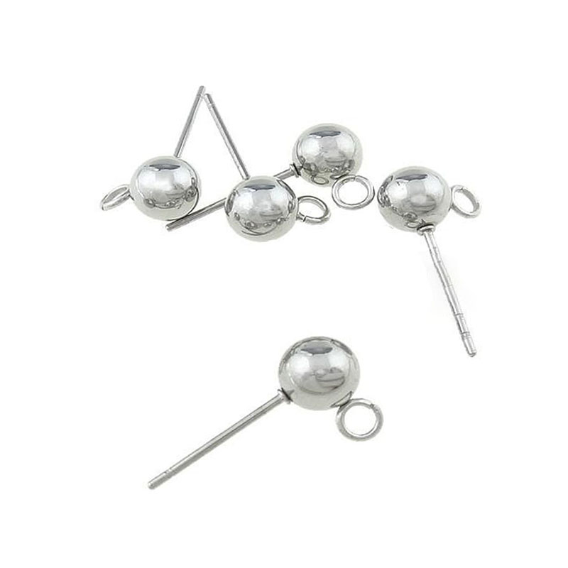 20 шт., круглые серьги-гвоздик – обзор и цена Jewelry Making Set