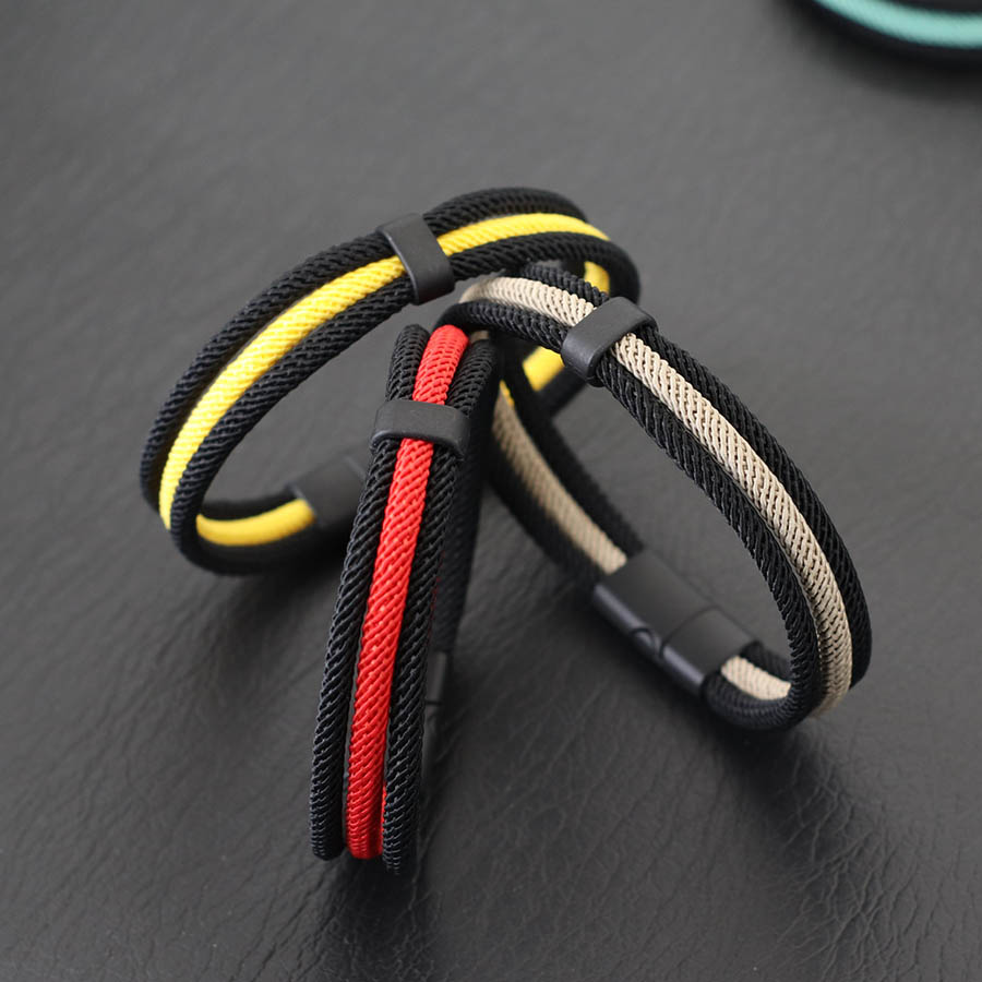 Мужской браслет Noter, класс A – обзор и цена Knotting Cord Silk
