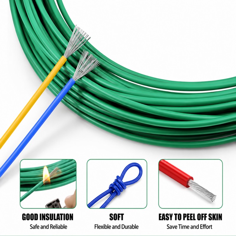 Многожильный электрический про – обзор и цена Wire 22 Gauge Copper
