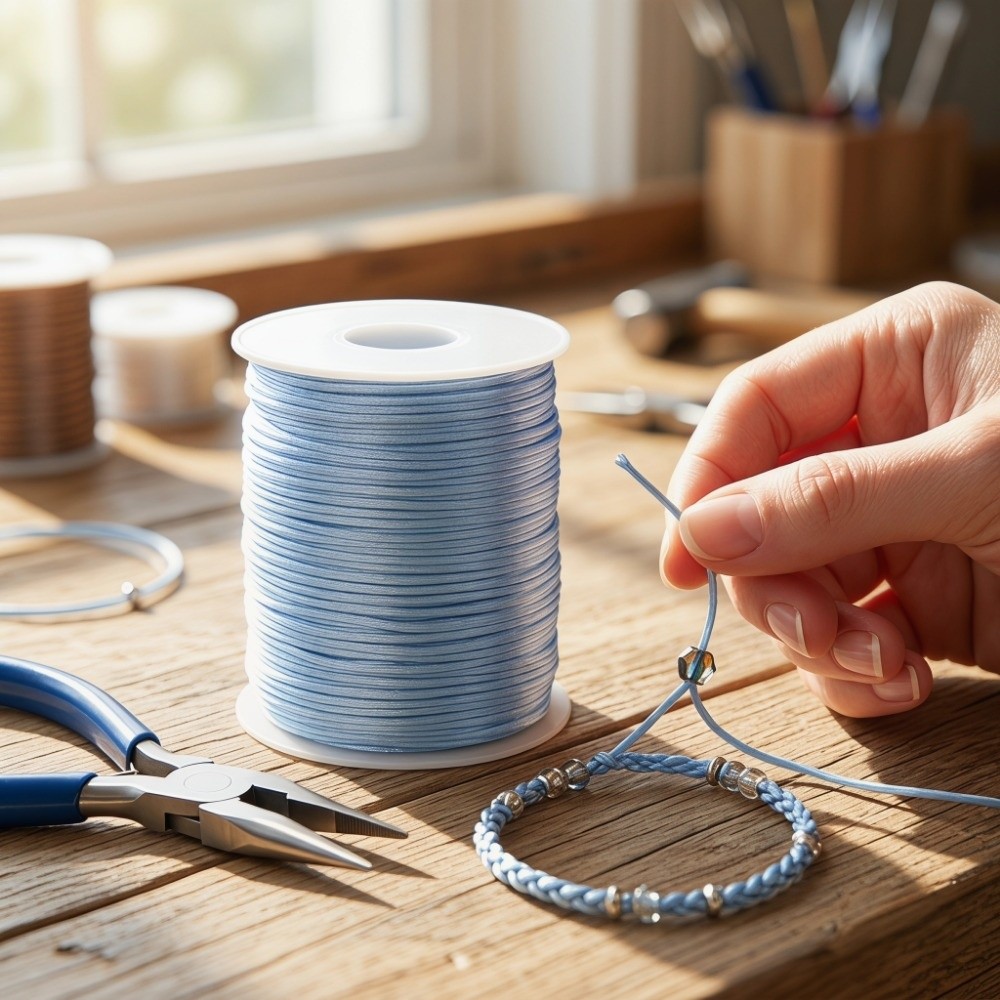 Шнур для рукоделия 100 м, 1,5  – обзор и цена Knotting Cord Silk
